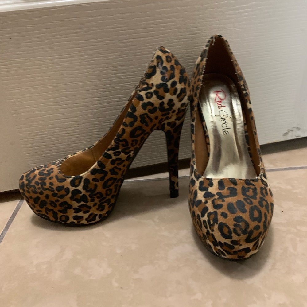 Leopard heels
